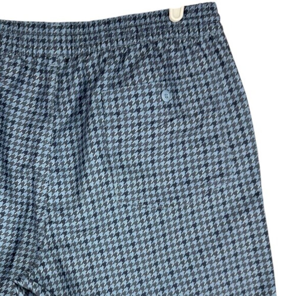 Volcom Men's Preston Houndstooth Blue Hybrid Shorts Size XL Drawstring Waist NWT - Picture 4 of 11